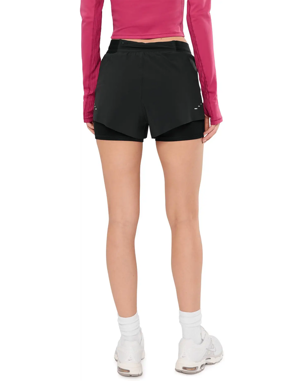 Nike Swift Dri-FIT Mid-Rise 2-in-1 Running Shorts Black