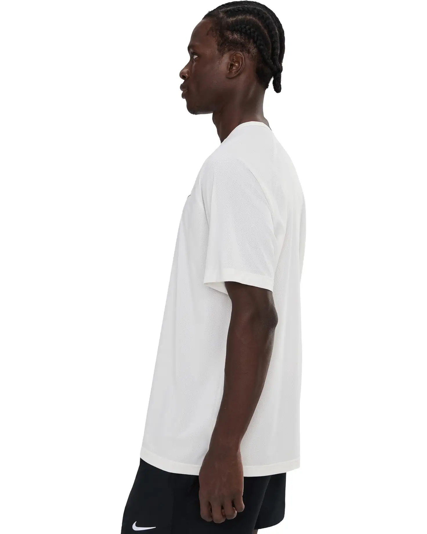 Nike Ready Dri-FIT Short Sleeve Fitness Top White