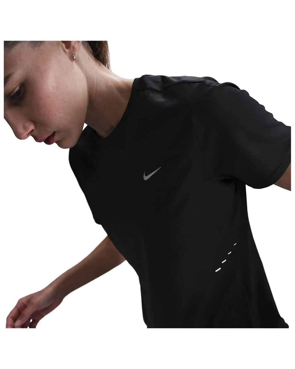 Nike Swift Dri-FIT Short Sleeve Running Top Black