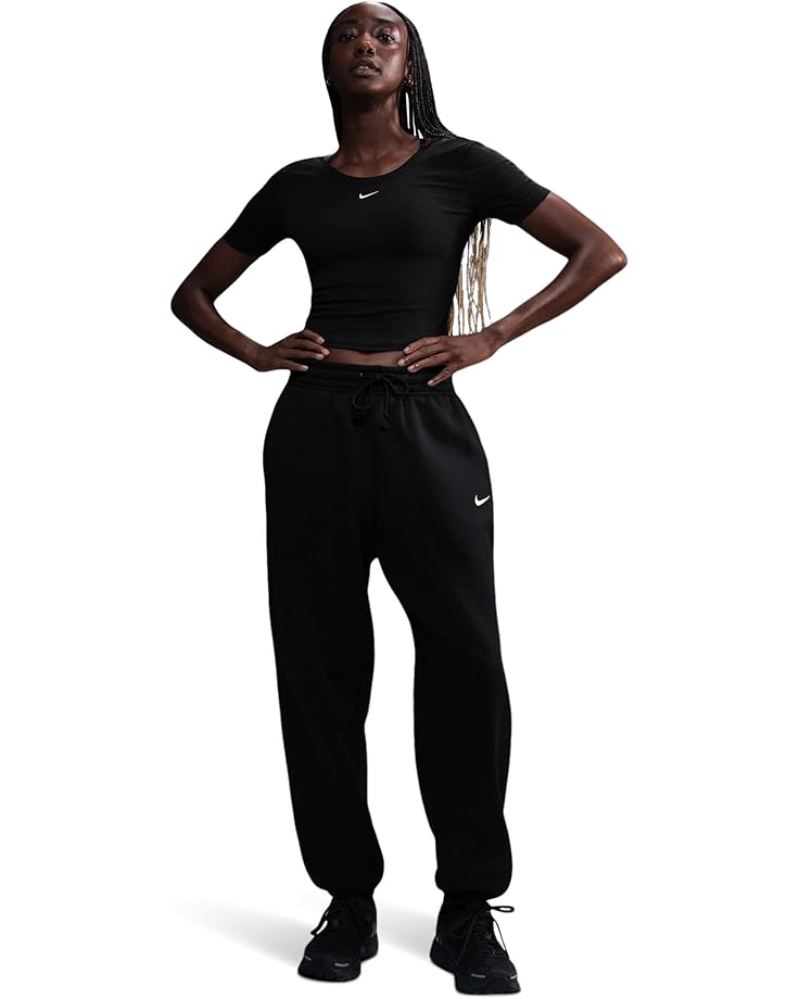 Nike Sportswear Phoenix Fleece High-Waisted Oversized Sweatpants Black
