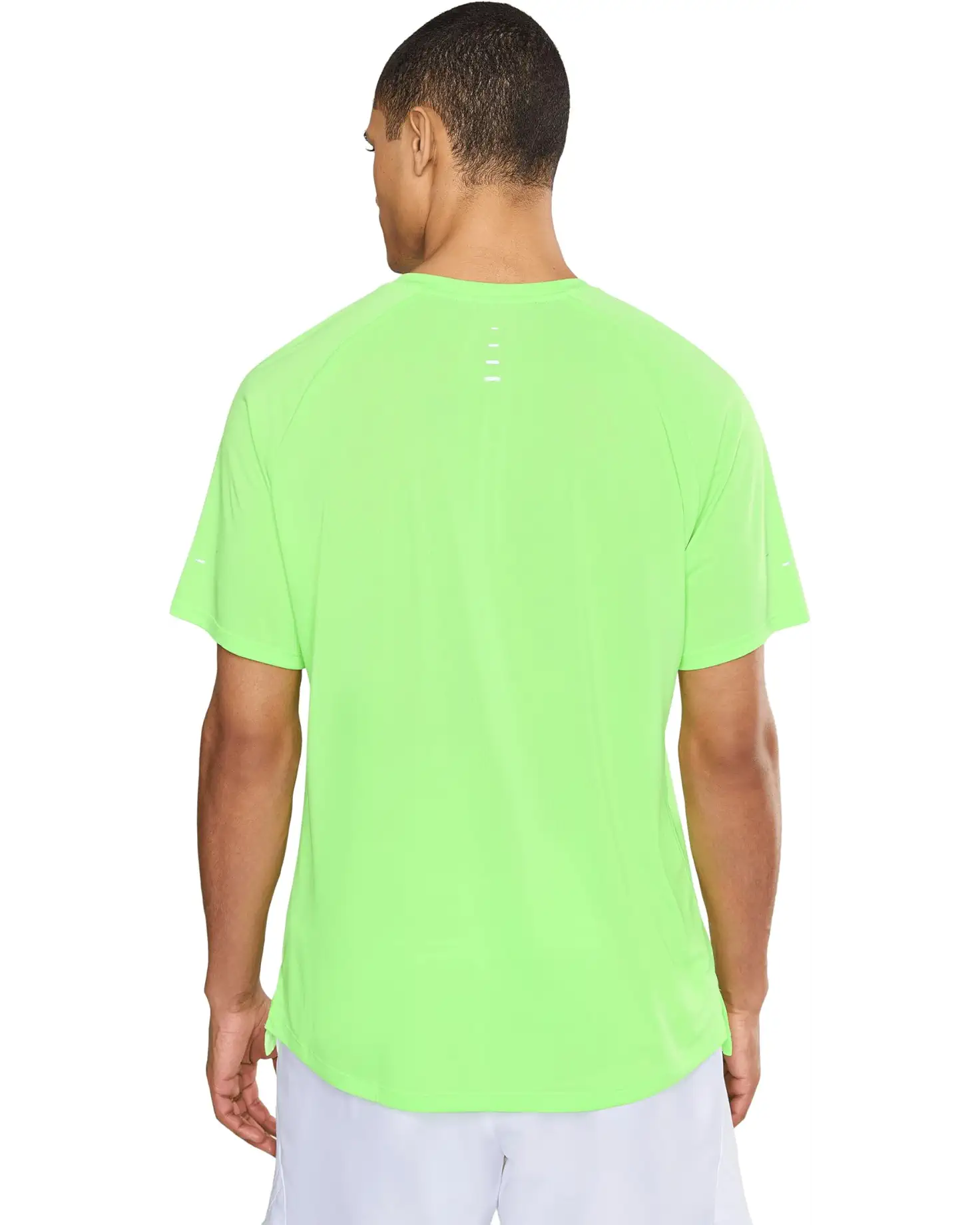 Nike Stride Dri-FIT Adv Short Sleeve Running Top Lime Blast