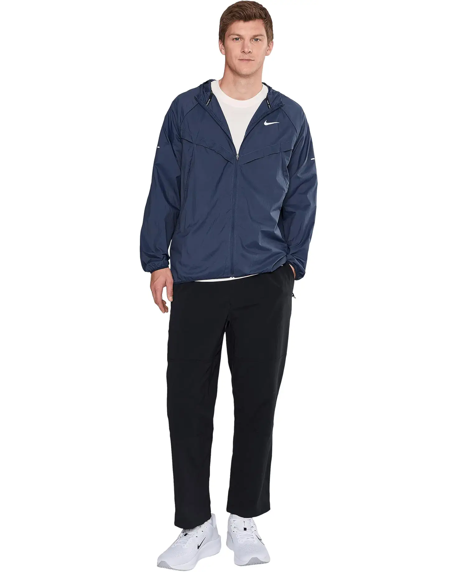 Nike Stride Repel UV Running Jacket Thunder Blue