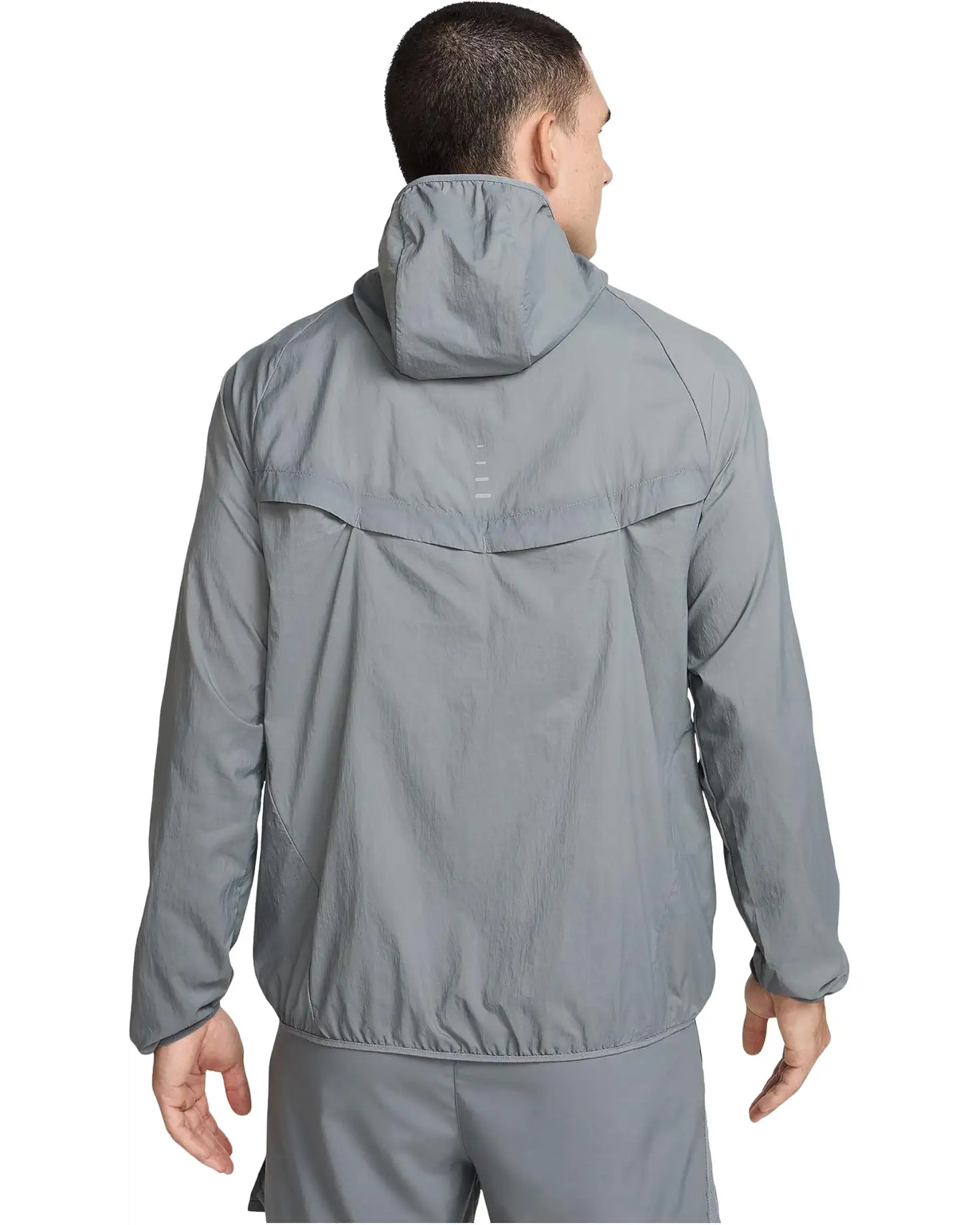 Nike Stride Repel UV Running Jacket Smoke Grey