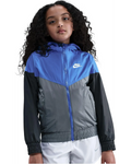 Nike Sportswear Windrunner Hooded Repel Jacket (Big Kid) Comet Blue