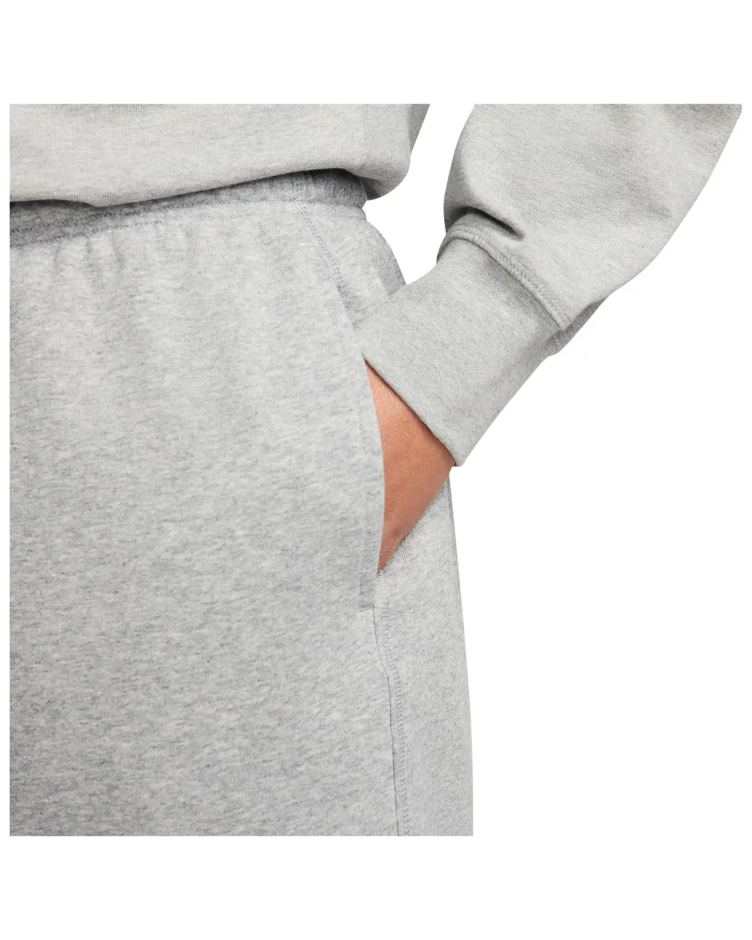 Nike Club French Terry Flow Shorts Dark Grey Heather