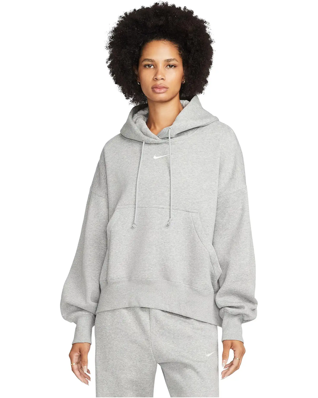 Nike Sportswear Phoenix Fleece Over-Oversized Pullover Hoodie Dark Grey Heather