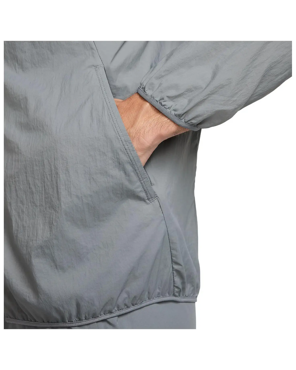 Nike Stride Repel UV Running Jacket Smoke Grey