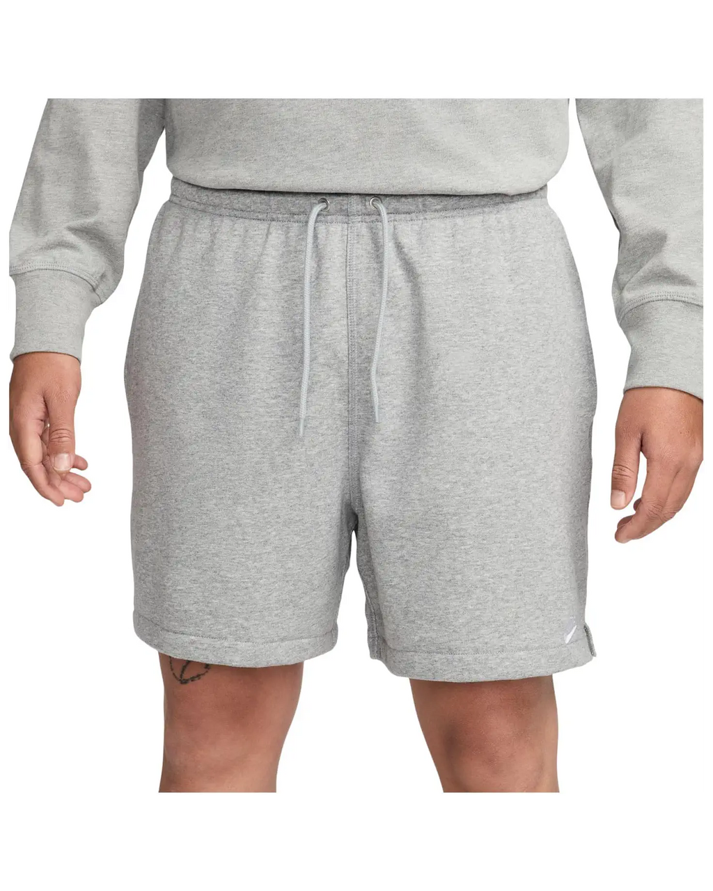 Nike Club French Terry Flow Shorts Dark Grey Heather