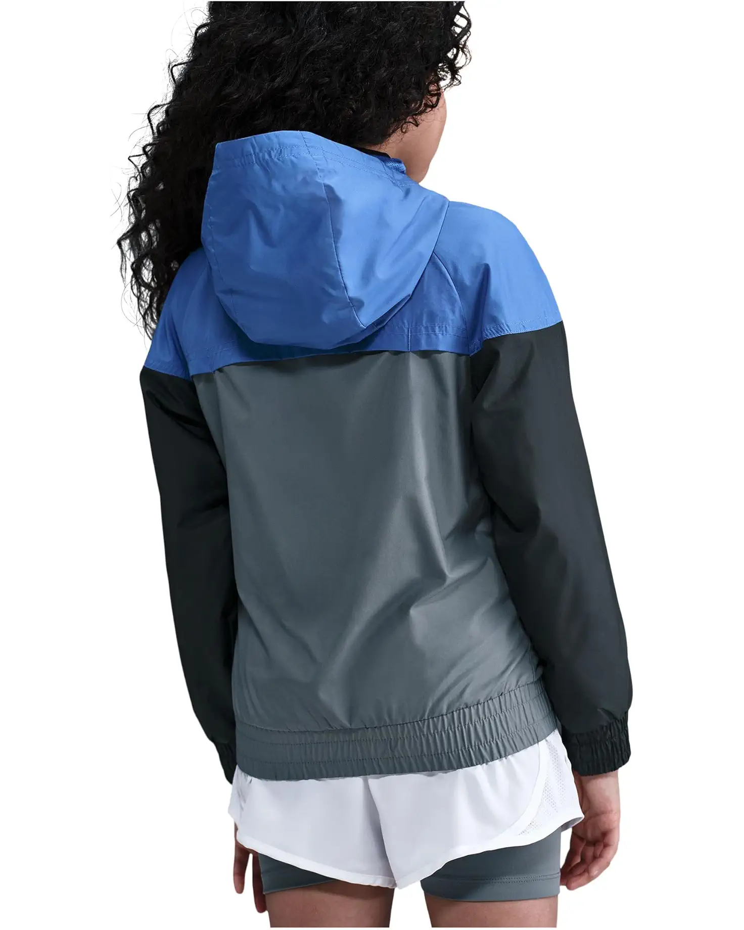 Nike Sportswear Windrunner Hooded Repel Jacket (Big Kid) Comet Blue