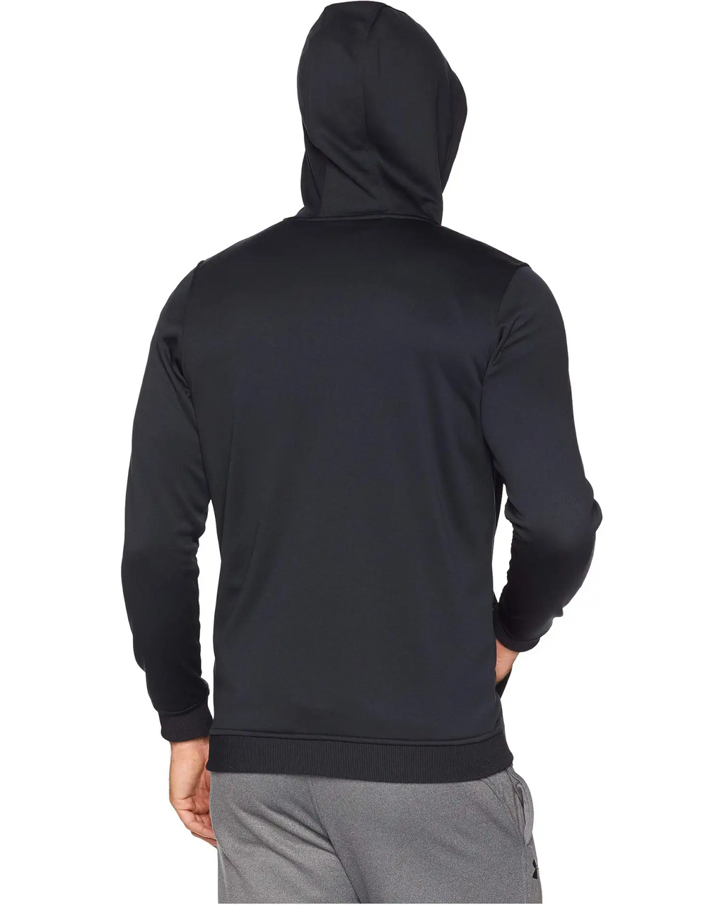 UA Armour Fleece Full Zip Hoodie Black