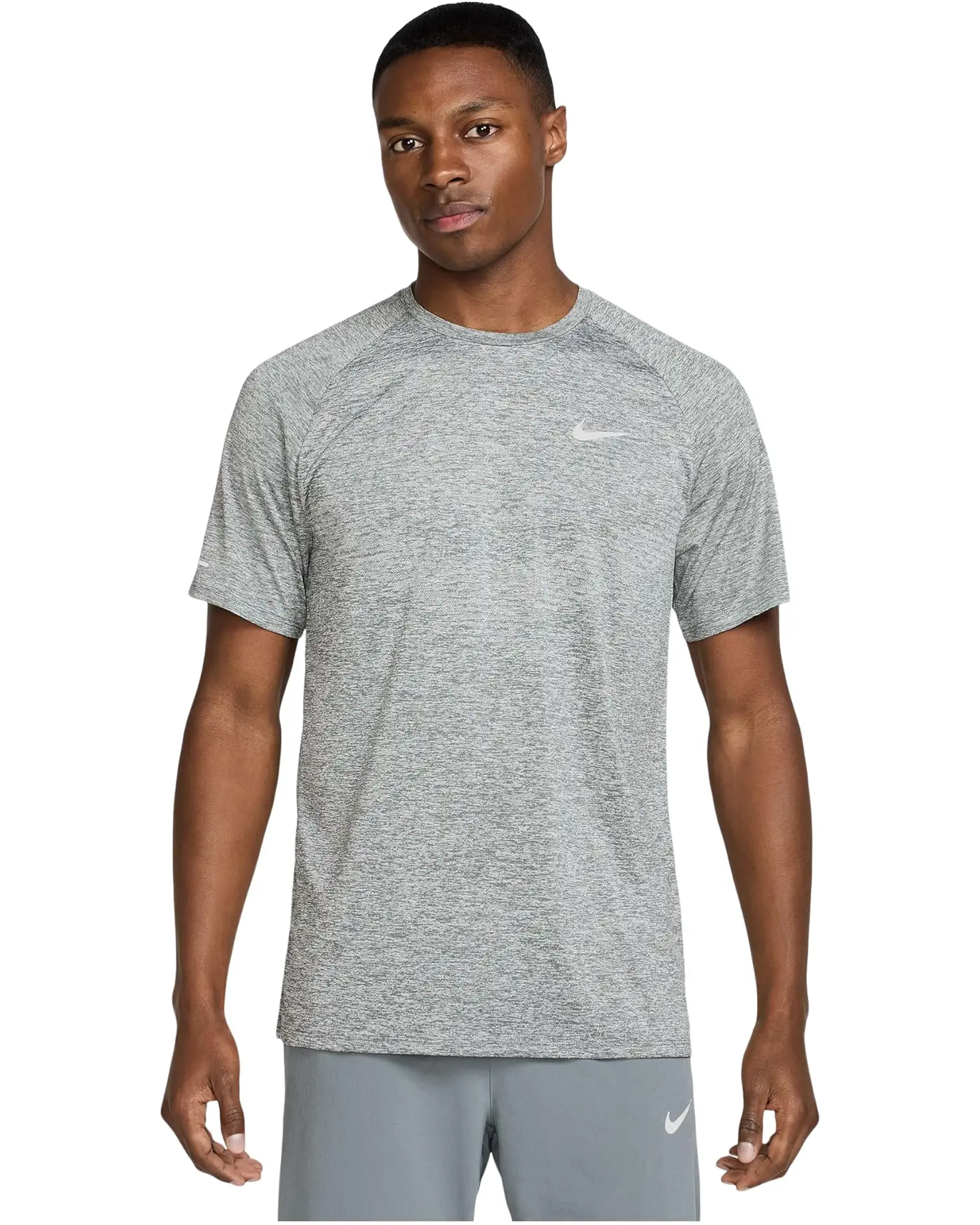 Nike Stride Dri-FIT Adv Short Sleeve Running Top Grey