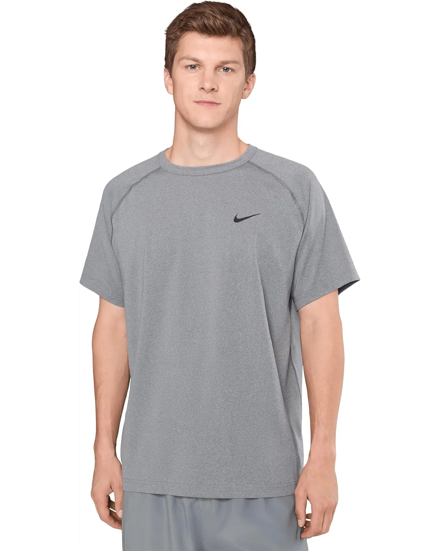 Nike Ready Dri-FIT Short Sleeve Fitness Top Smoke Grey