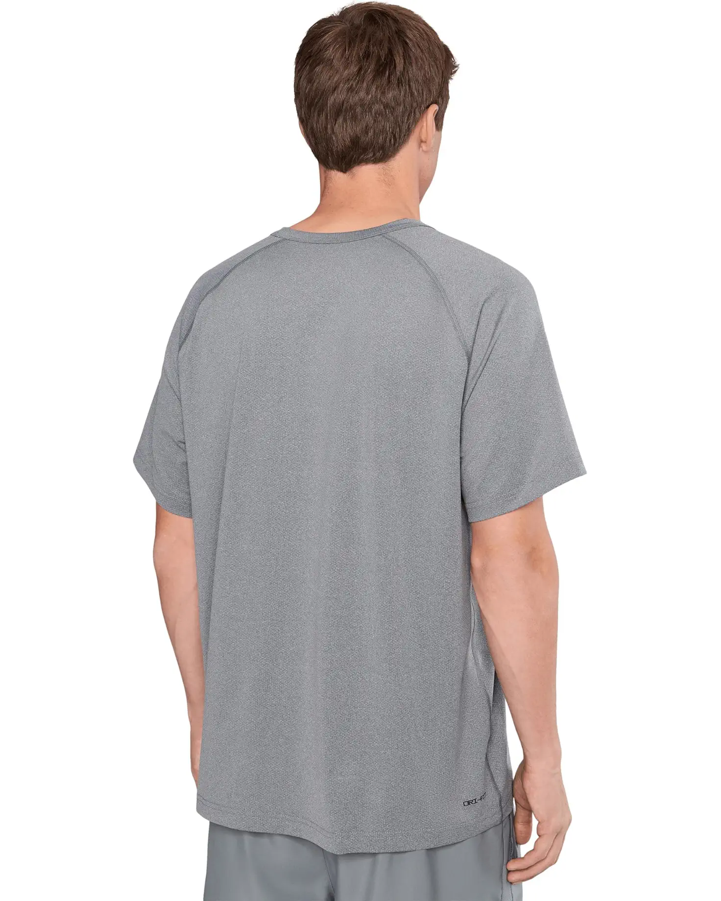 Nike Ready Dri-FIT Short Sleeve Fitness Top Smoke Grey