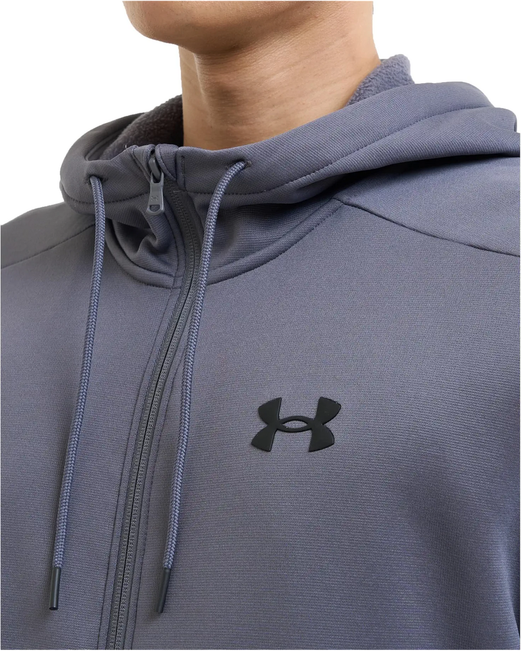 UA Armour Fleece Full Zip Hoodie Castlerock