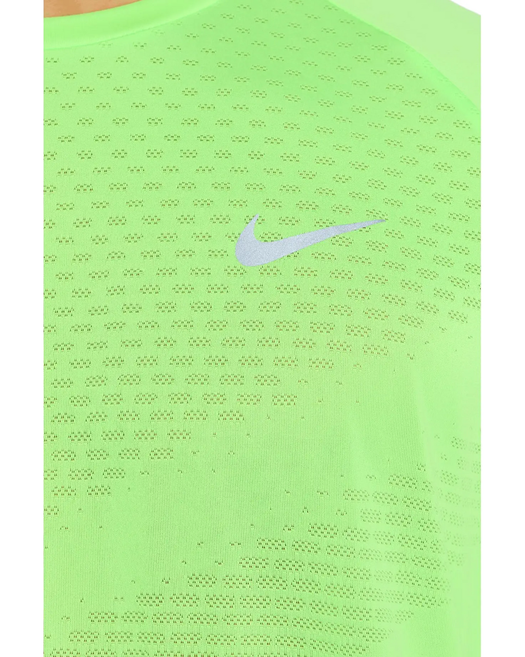 Nike Stride Dri-FIT Adv Short Sleeve Running Top Lime Blast